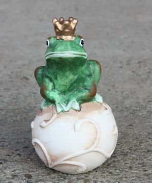 Der Froschkönig wartet auf Küsse