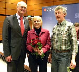 Lothar Binding und Sebastian Klassen gratulieren